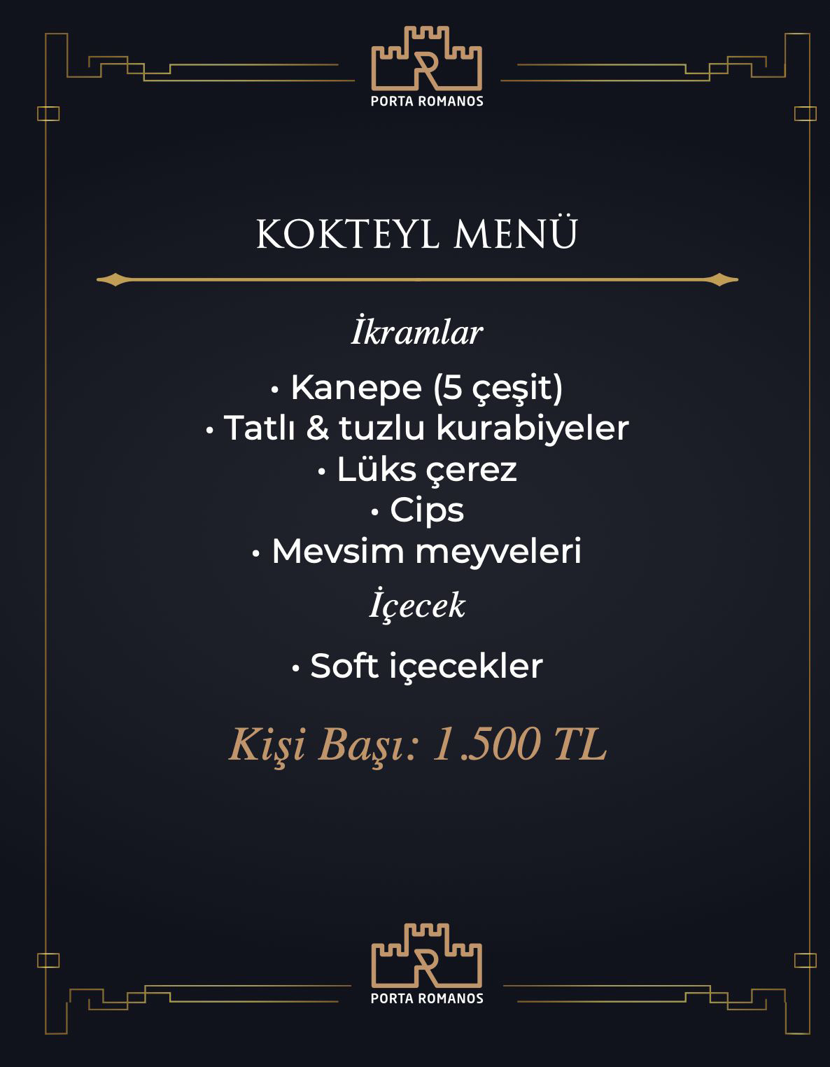 Davet menüsü 3